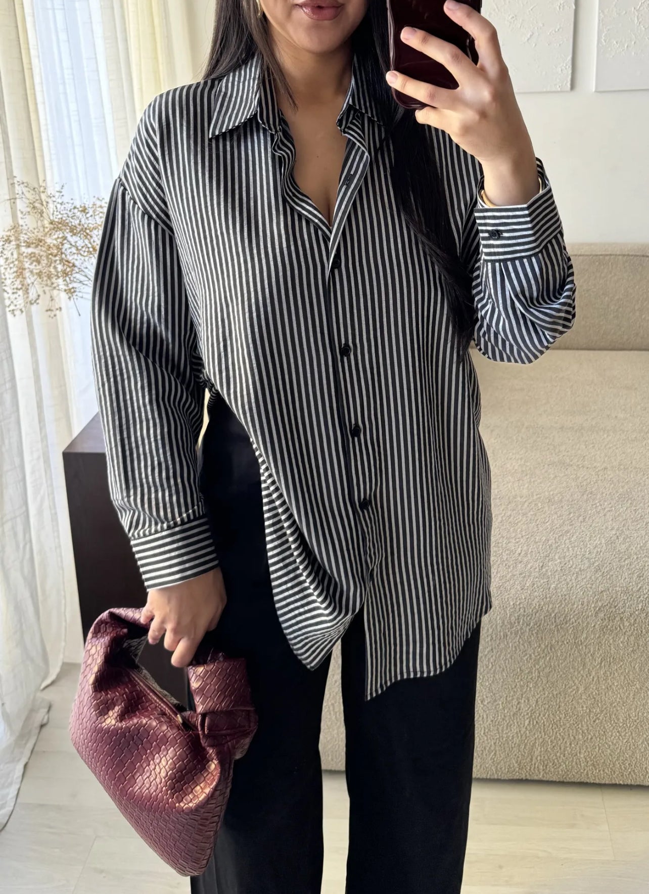 Chemise à rayure