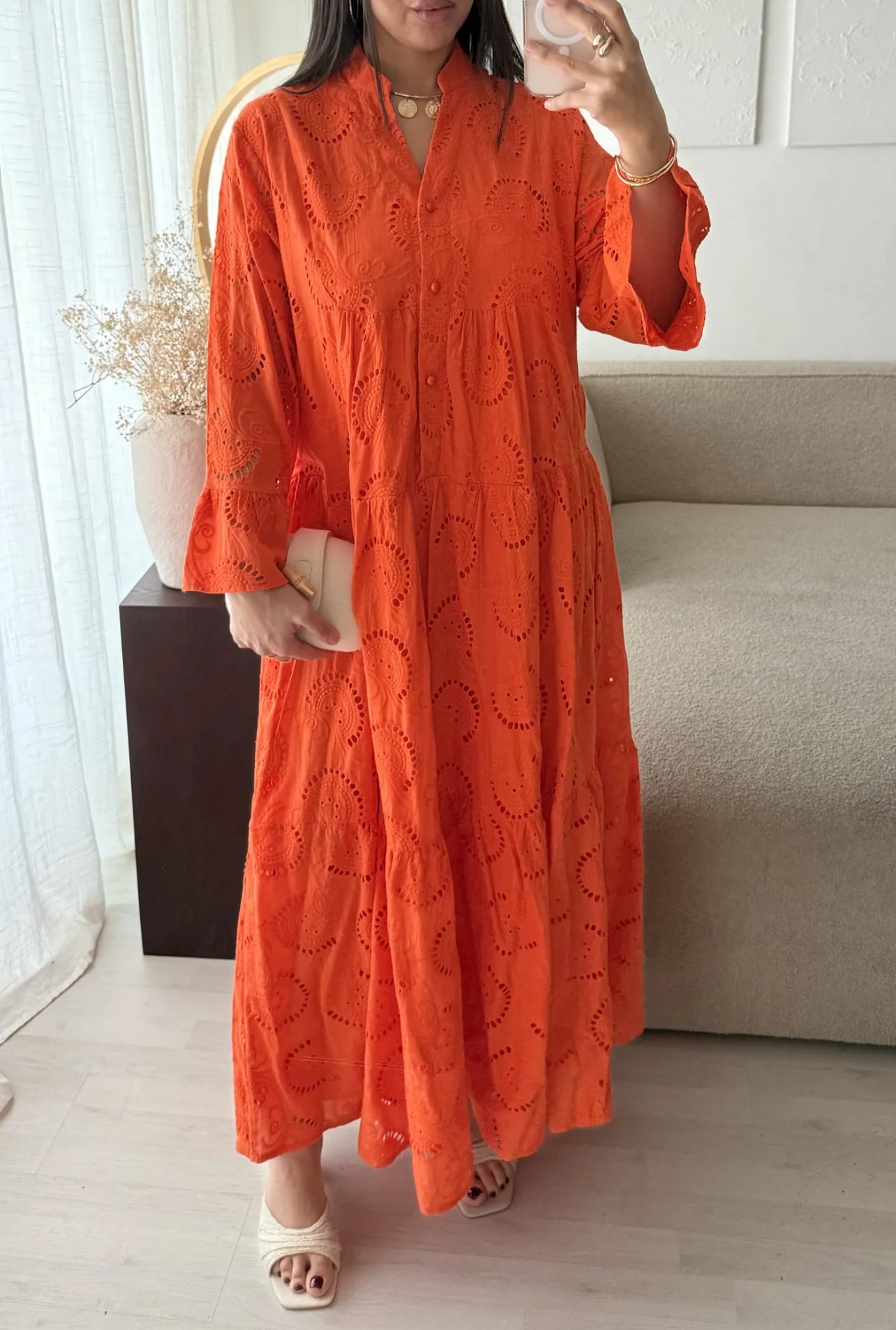 Robe orange