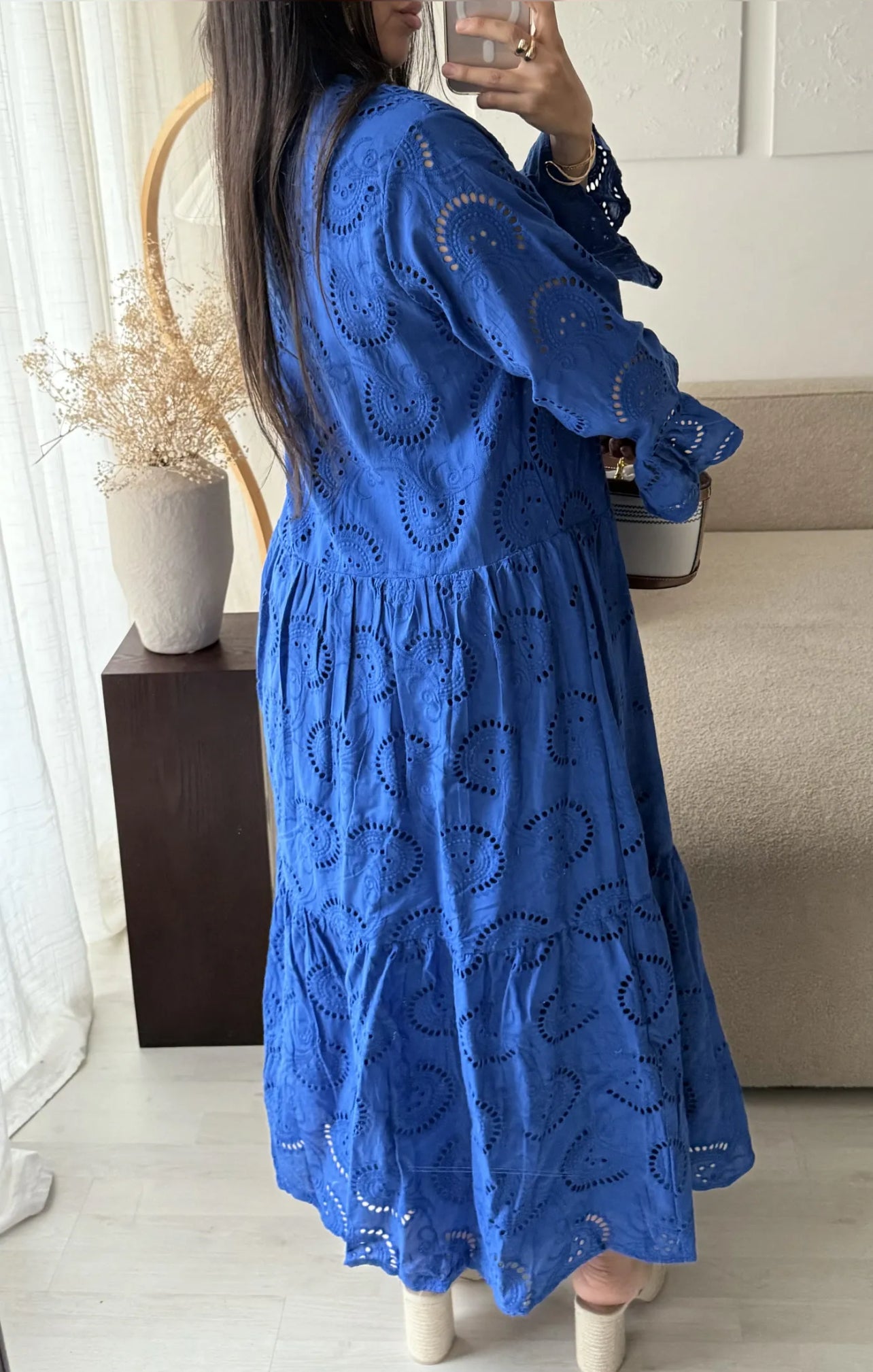 Robe bleu royal