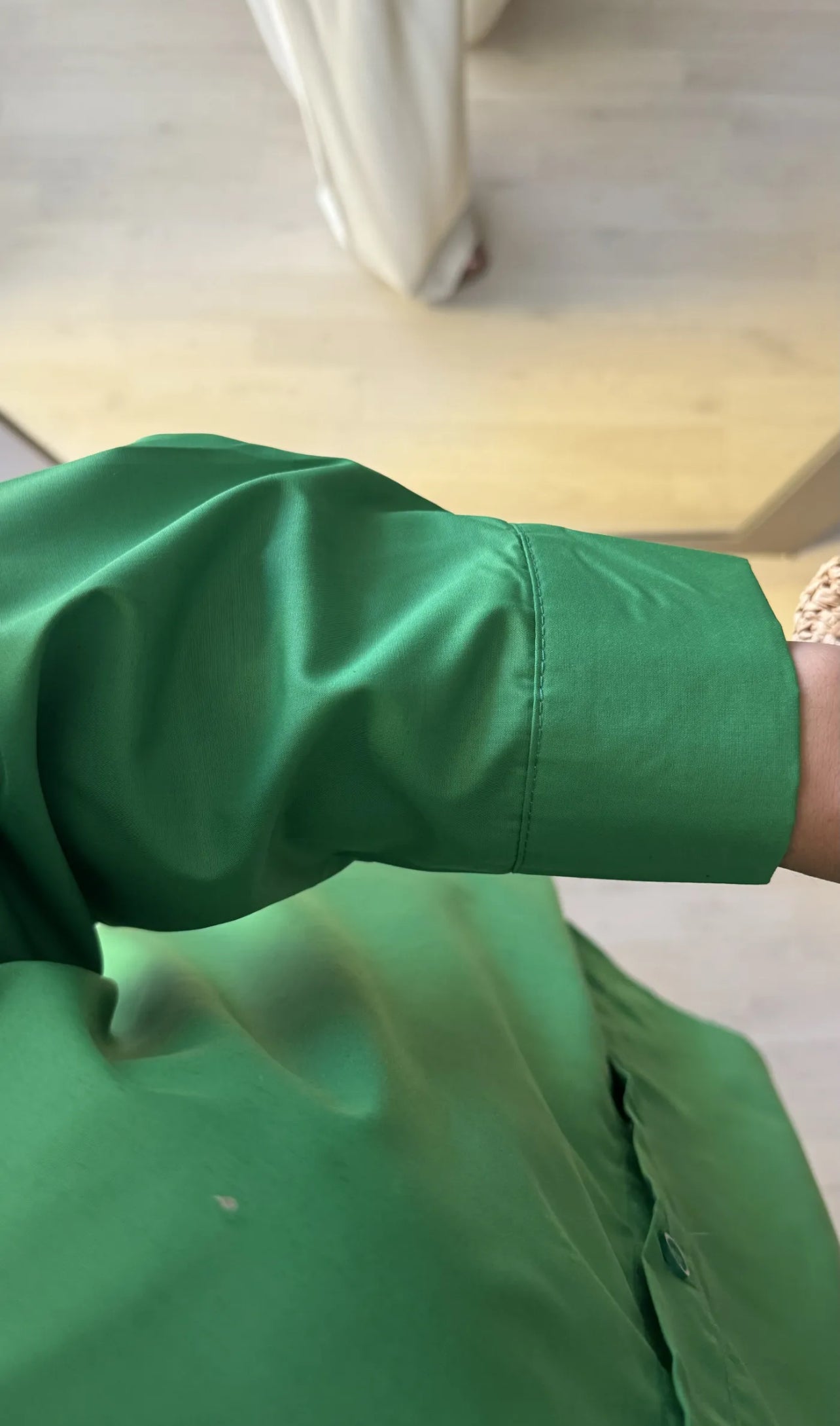 Chemise verte