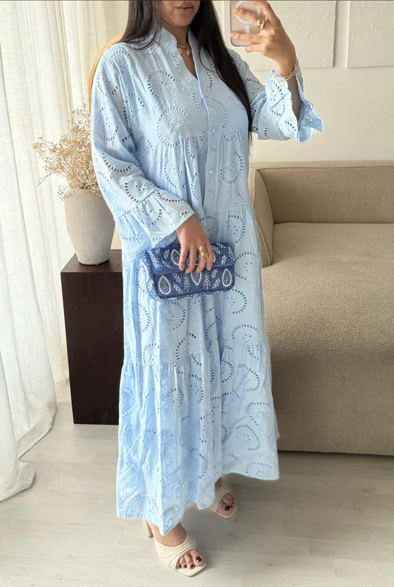 Robe bleu
