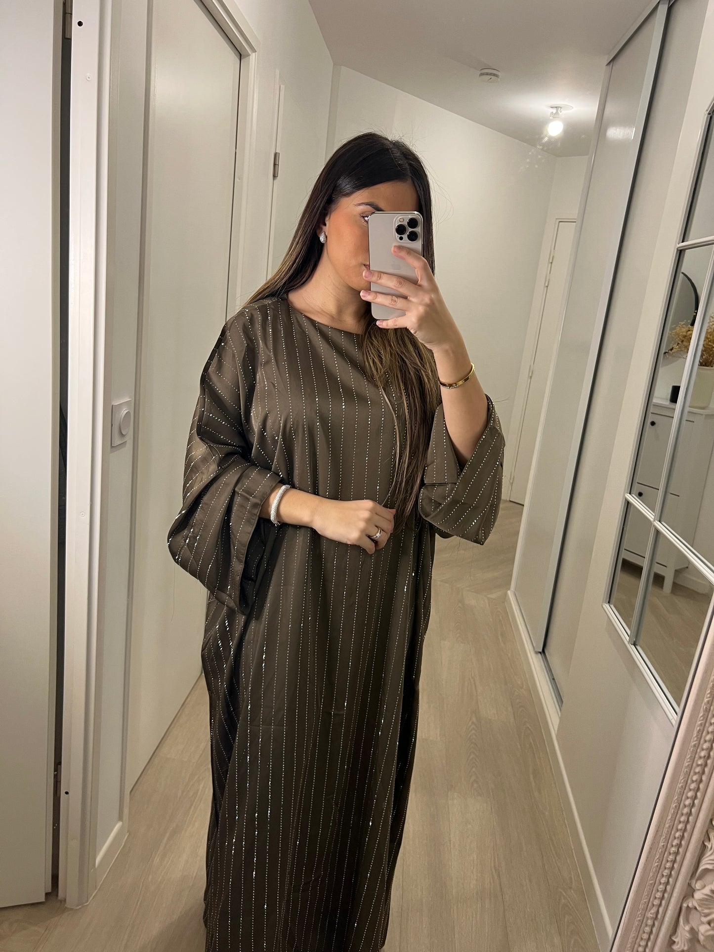 Robe taupe
