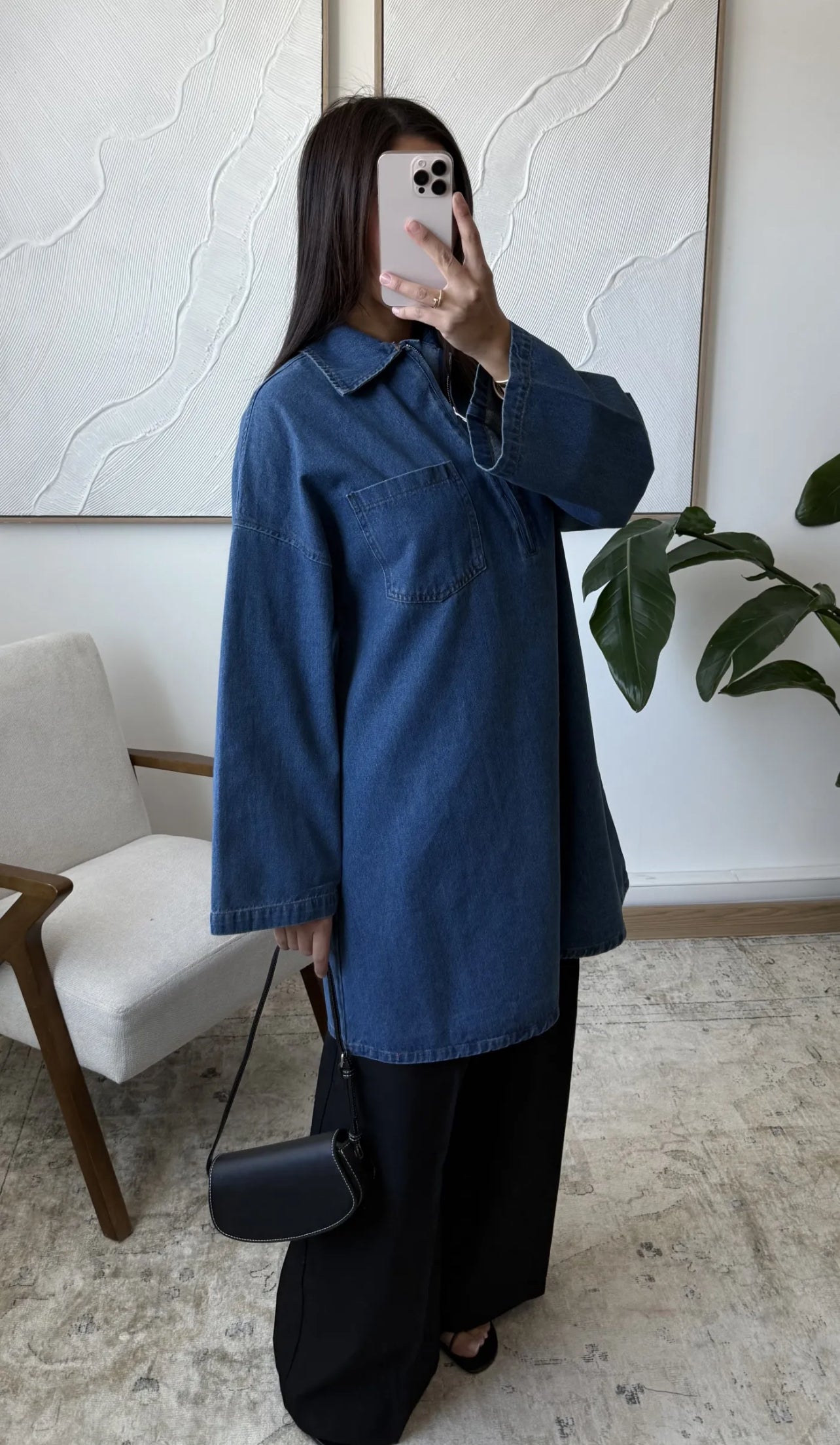 Chemise en jeans