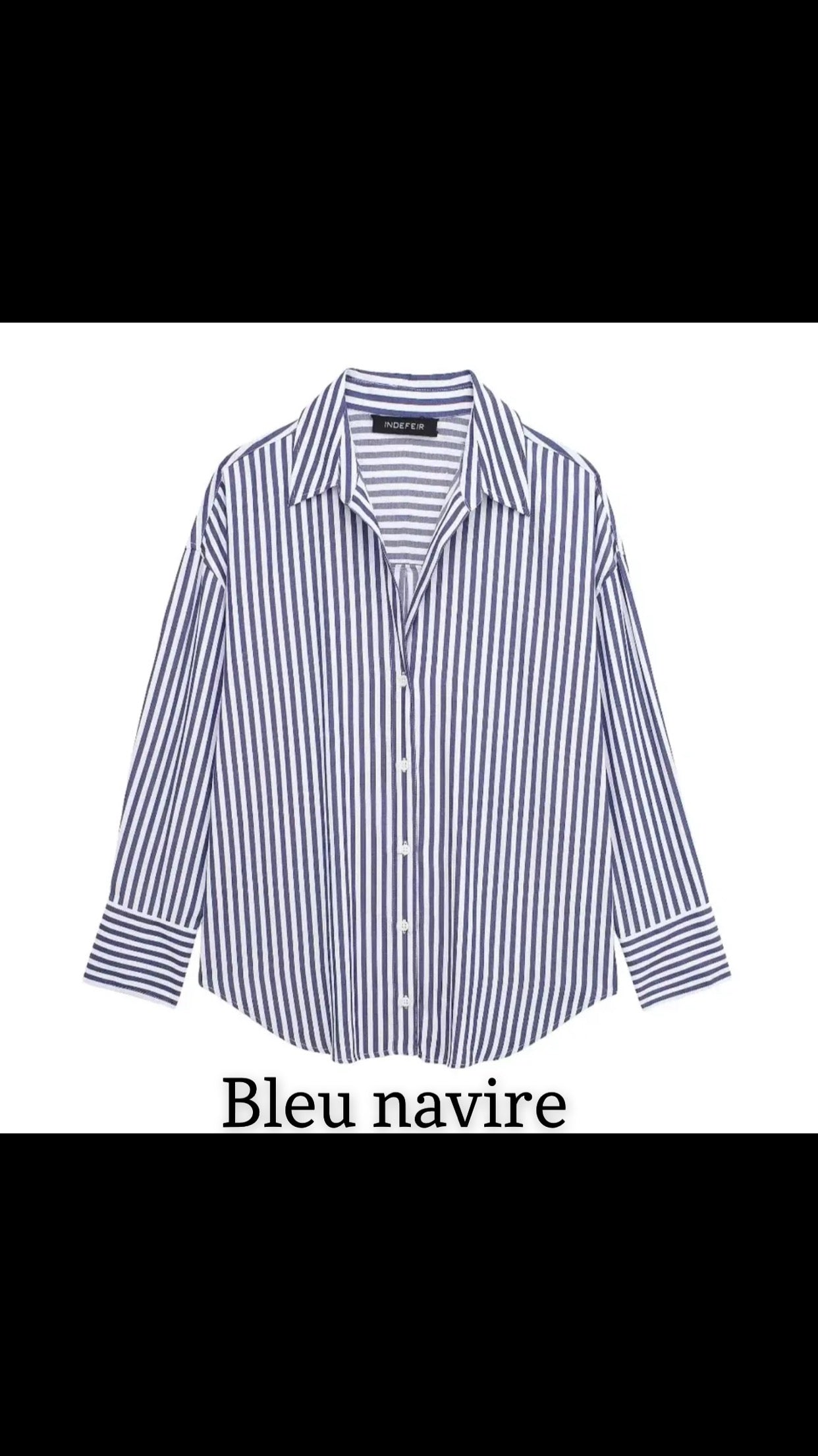 Chemise en popeline