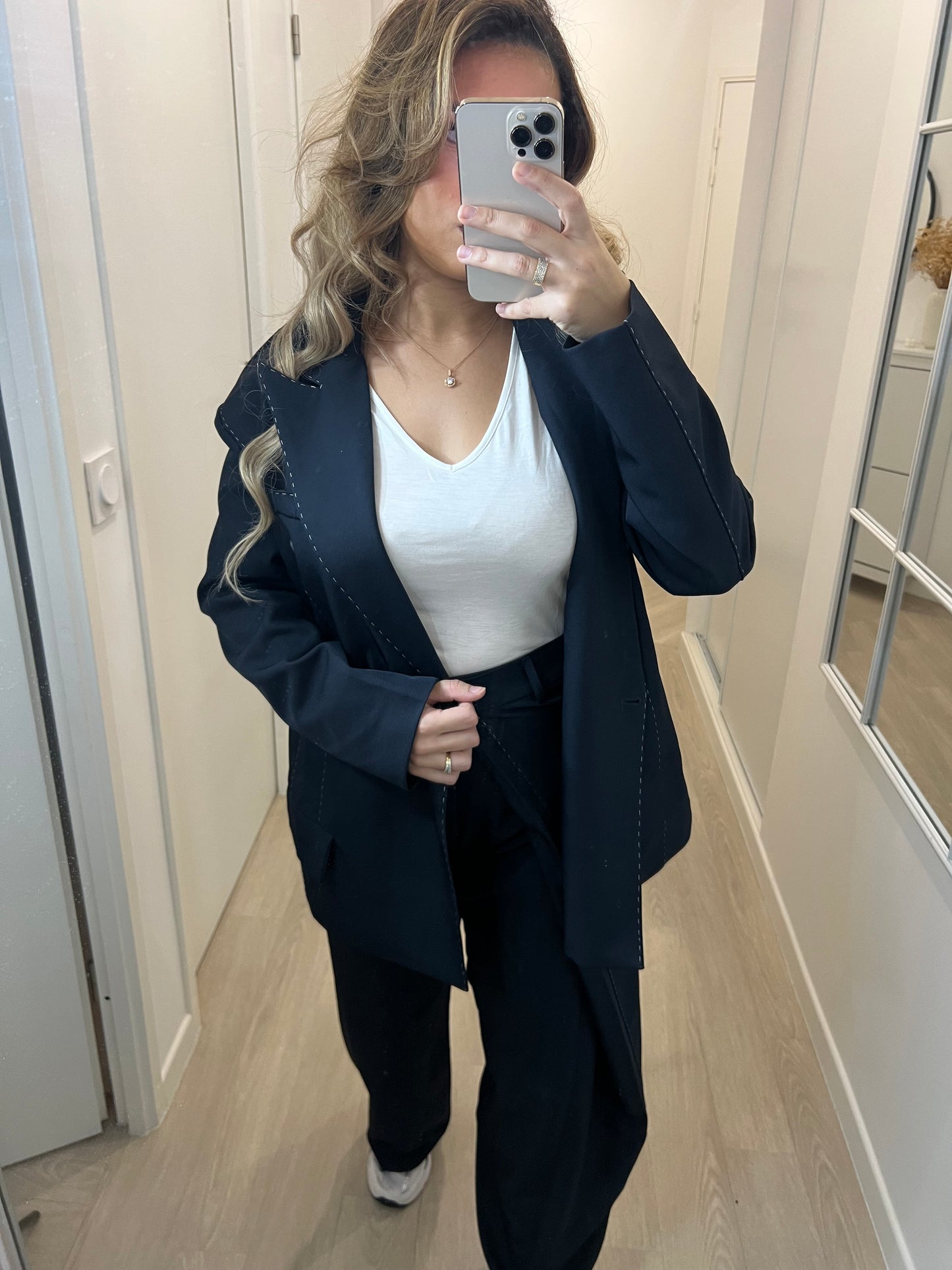 Blazer noir Oversize