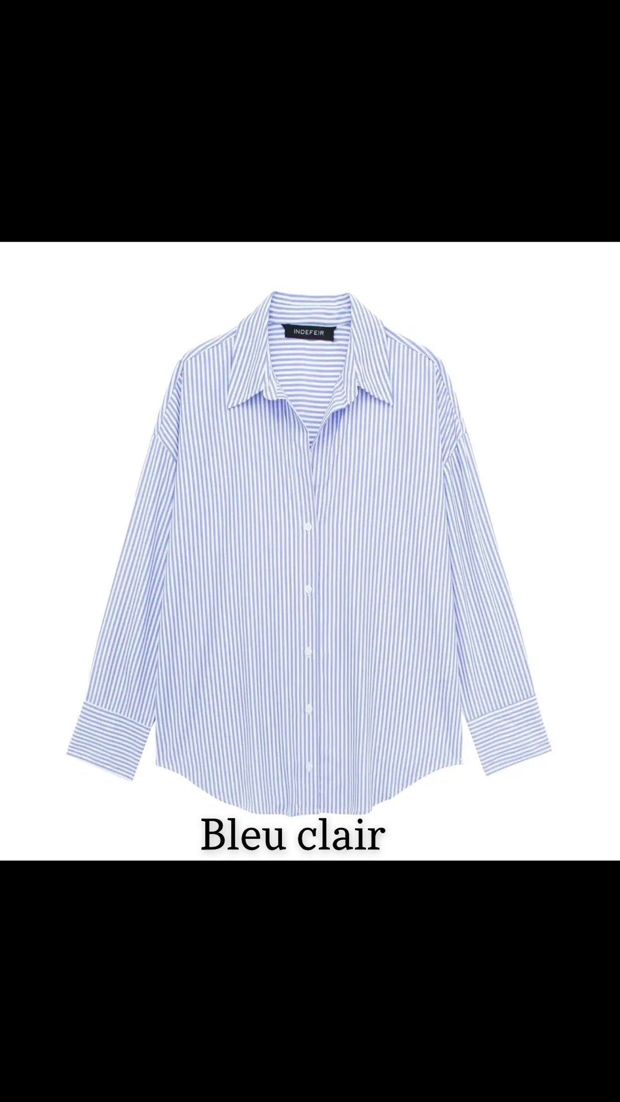 Chemise en popeline