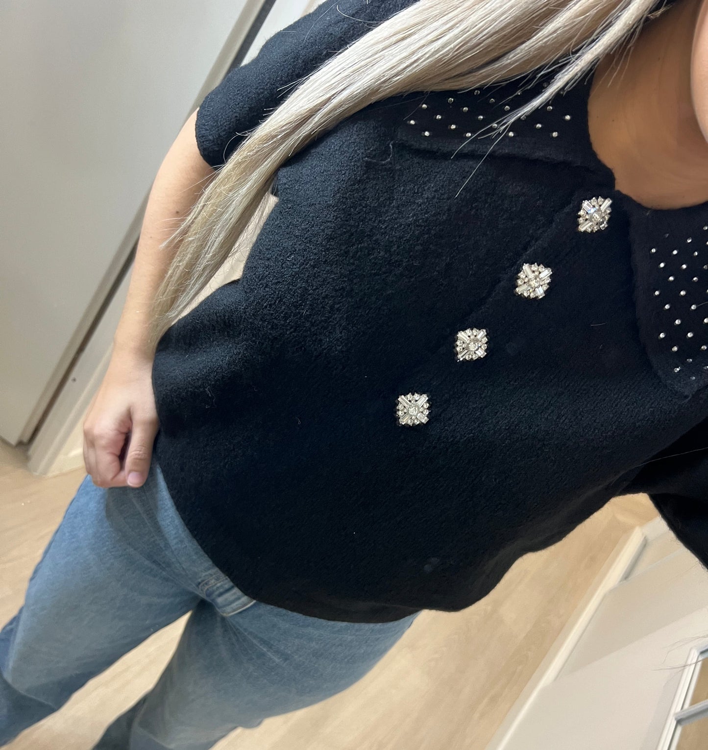 Pull en laine Noir